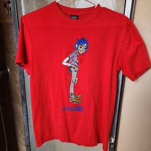 Gorillaz 2D Red T-shirt